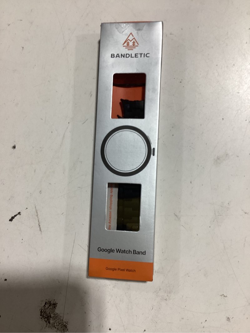 Condition photo showing Good Condition for bandletic magnetic silicone bands compatible with google pixel watch 4/3/2/1 41mm for women and men, rugged soft sport strap replacement wristband black 41mm for pixel watch 4/3/2/1