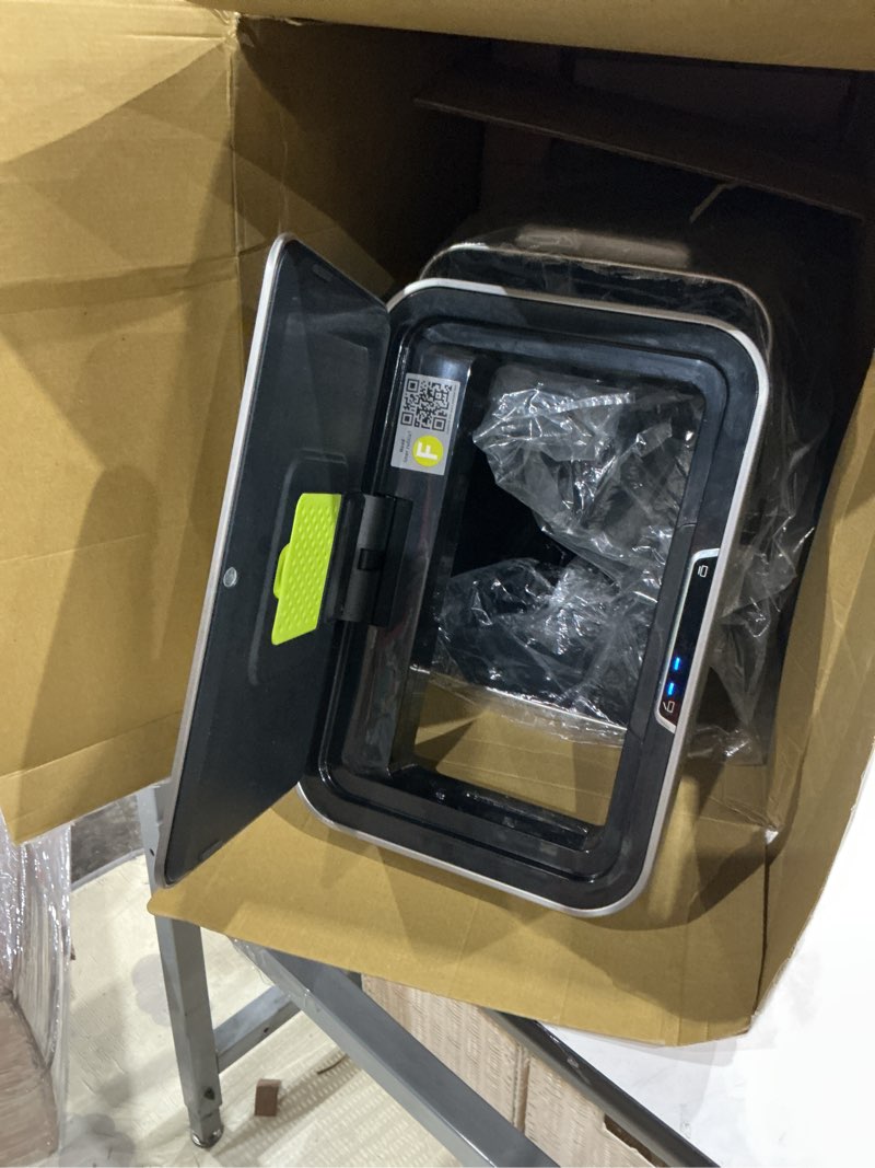 Condition photo showing Good Condition for eko mirage motion sensor trash can, automatic large kitchen trash can touchless, stainless steel mirage - stainless steel