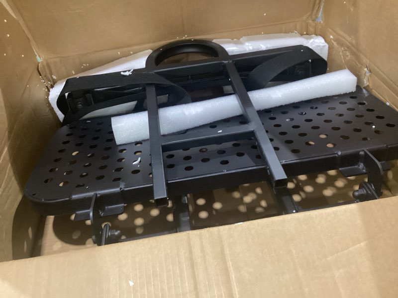 Condition photo showing Good Condition for foldable golf cart rear seat bag holder, upgraded golf cart rear seat bag rack only fits 8-inch max width grab bar, for 4-seater ezgo club car yamaha, preinstalled, space-saving, no-drill