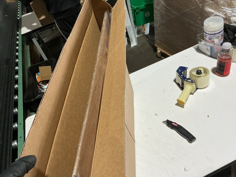 Condition photo showing Good Condition for White Tri-Fold Presentation Board 28" X 40" Corrugated Tabletop Display Exhibition Board Lightweight and Portable with Smooth Surface Great for School Projects and Business presentations - by Emraw 28" X 40" 1