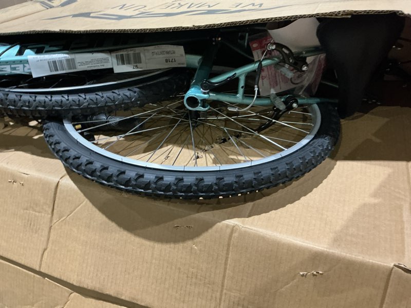 Condition photo showing As Is for huffy 26” rock creek women's 18-speed mountain bike, mint