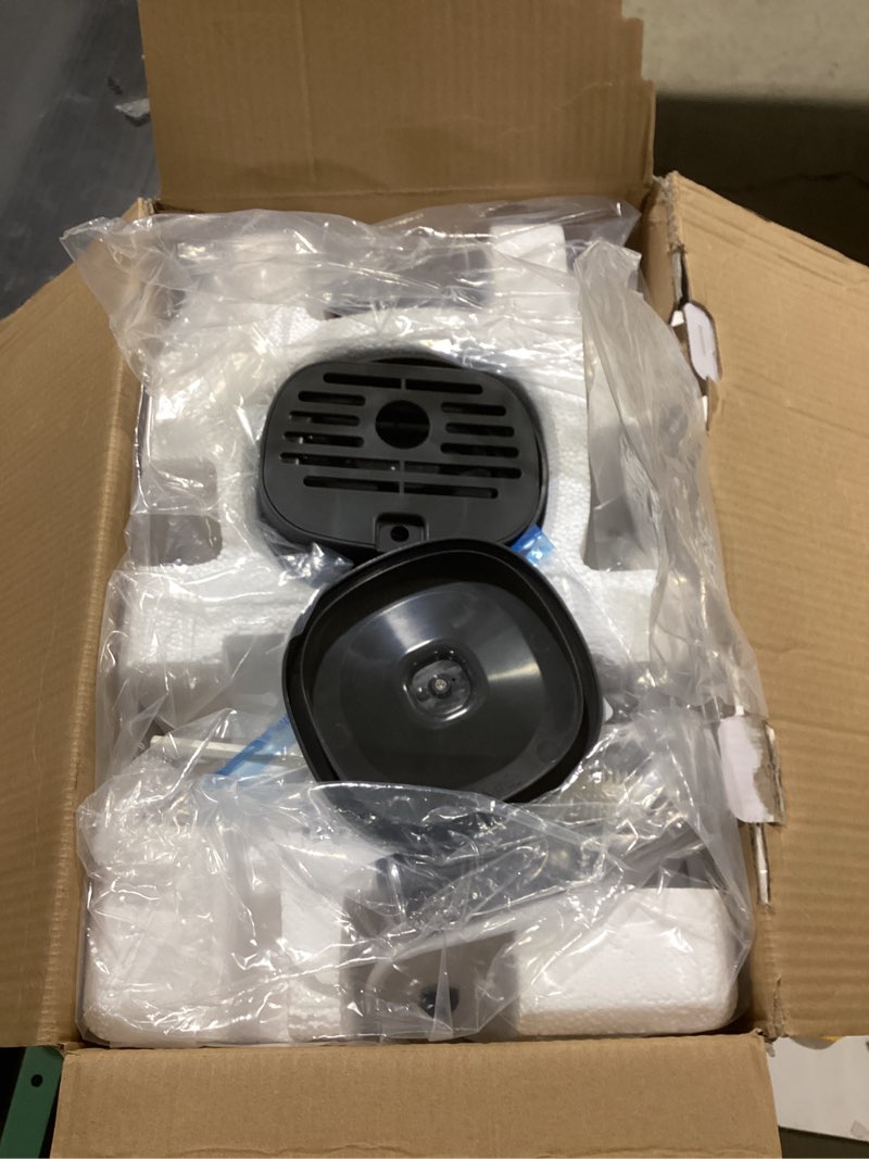 Condition photo showing Good Condition for GreenPan Frost Ice Cream Maker & Slushie Machine, Soft Serve, Sorbet, Margaritas, Milkshakes, Frozen Yogurt, No Pre-Freezing, Ready in 15 Mins, 6 Modes, 7 Textures, Self-Cleaning, Family Size, Gray 4 Pint Ice Cream & Frozen Drink Maker Licorice Gray