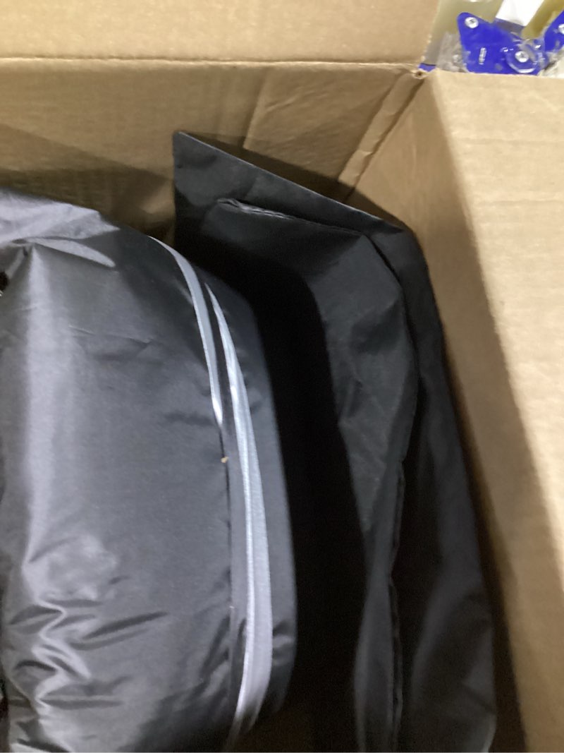 Condition photo showing New/Like New for Car Cover for Automobiles All Weather Waterproof, Universal Fit Sedan Chevrolet Corvette, Ford Fusion, Kia Stinger, Nissan Maxima, Buick Regal, Subaru Legacy, Honda Accord etc. Black-Blue 2 Fit Sedan/Coupe-Length (184 To 193")