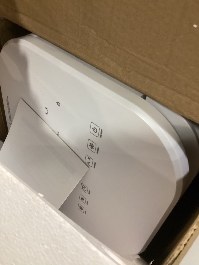 Condition photo showing As Is for 24" Windowless Portable Air Conditioner, 15H Timer & 120°Oscillation, 3-IN-1 Portable AC Unit with Remote, 2-Gal Tank, 3 Modes & 3 Speeds, Ultra-Quiet Ventless Swamp Cooler for Home Office, Beige