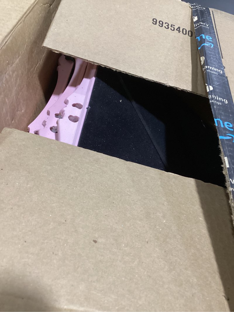 Condition photo showing As Is for SIMON'S SHOP 11x14 Picture Frame Matted to 8x10, Vintage Poster Frames for Gallery Wall Display, Pink Photo Frames 11x14 with Mat, Antique Home Decor 11x14 Pink