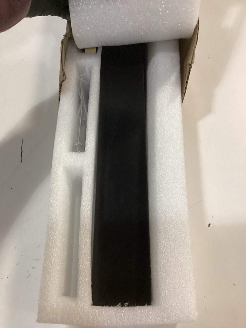 Condition photo showing Good Condition for Black Glass Railing Post, Clamp for 10-12mm Glass with Spigot Slots, 304 Stainless Steel Railing System for Indoor or Outdoor Balcony, Terrace, Deck, Balustrade, Stair, Pool 23.62 inch / 60 cm Mid Post