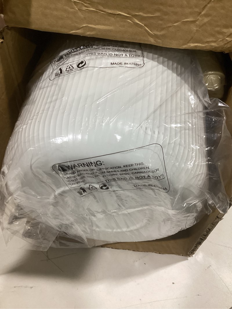 Condition photo showing Good Condition for Pukomc 2 Pack Automatic Trash Can 12L /3 Gallon and 10L /2.64 Gallon Bathroom Trash Bin with Lid Touchless Small Smart Motion Sensor Garbage Cans for Kitchen, Bathroom,Living Room and Bedroom 2 Pack white-two