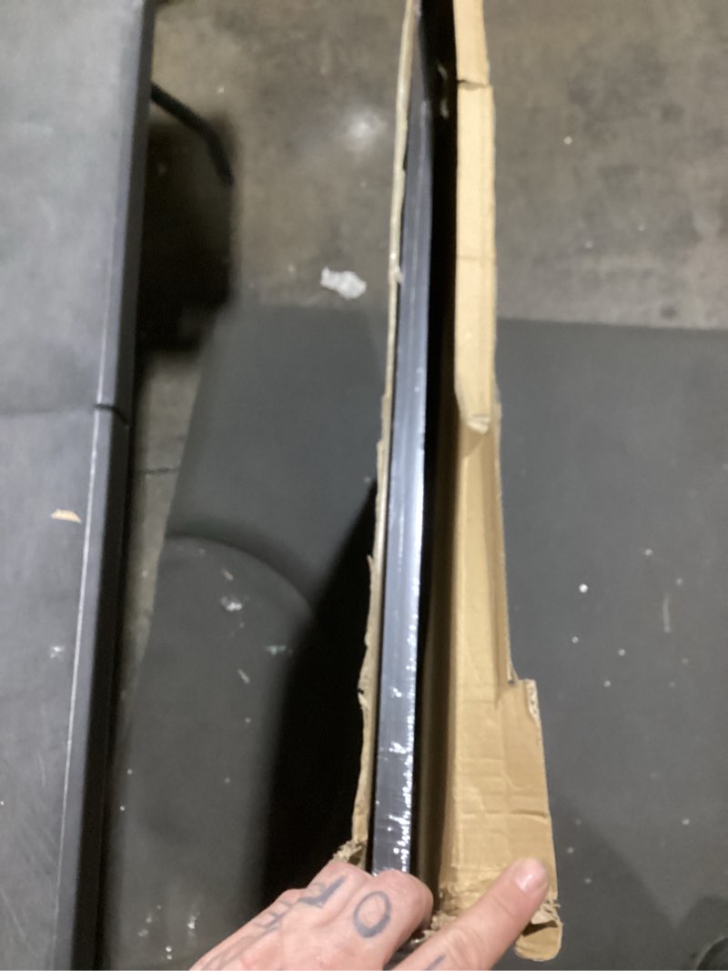 Condition photo showing Good Condition for americanflat 24x32 poster frame with polished plexiglass - use as 20x28 frame with mat or display 24x32 photo without mat - streamline collection - thin border picture frames for wall - black black 24x32 1 pack