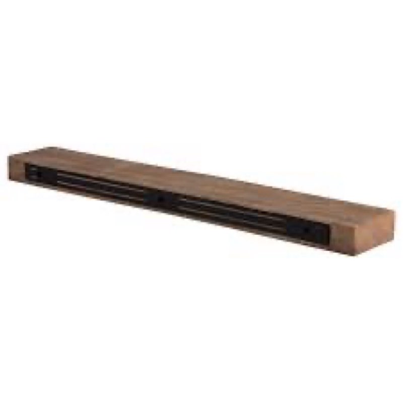 dogberry collections solid beam floating shelf