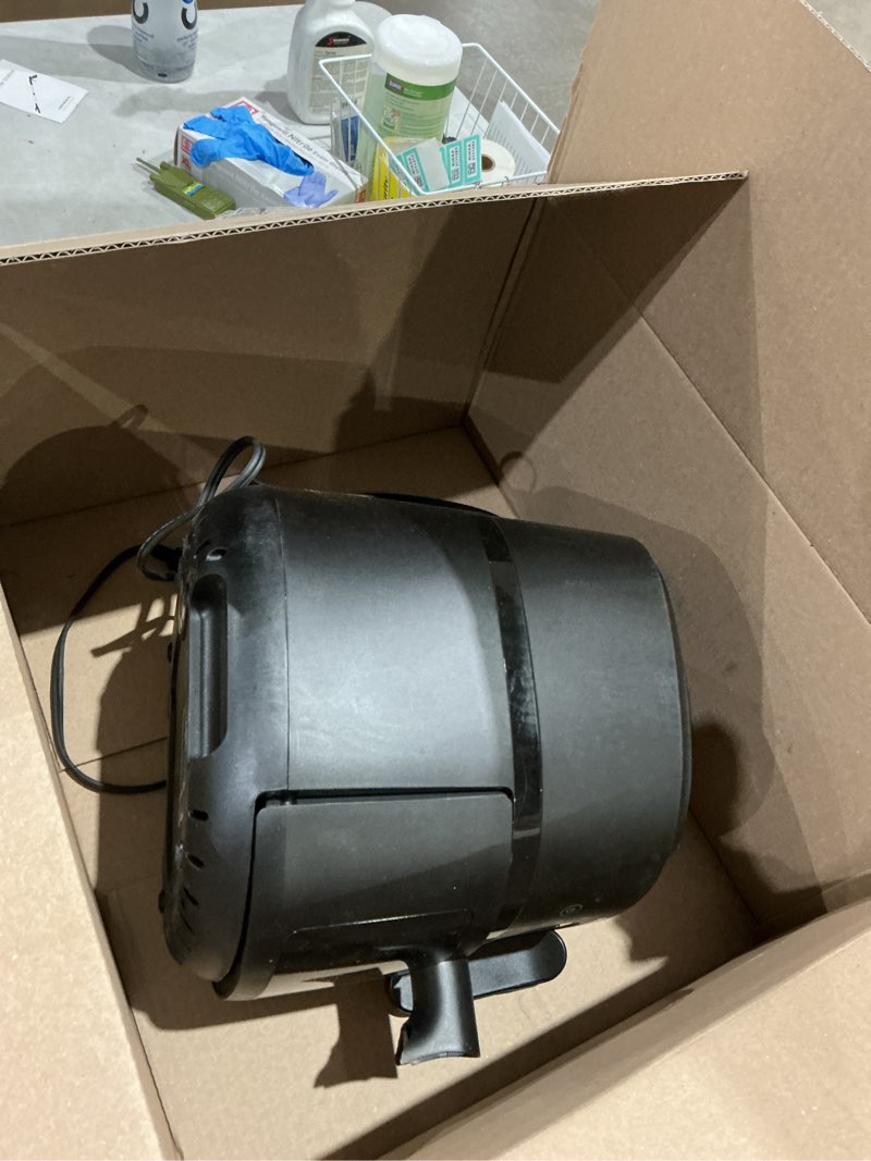 Condition photo showing As Is for milar to philips air fryer 2000 series - 13-in-1 functions, 6.6 quarts, compact design with cooking window, black, (na231/00) na231/00 6.6 quartsi