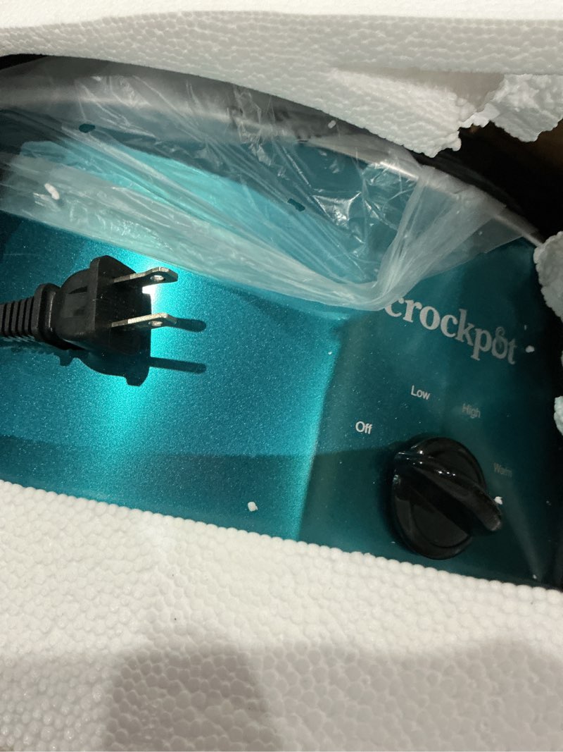 Condition photo showing Good Condition for Crockpot Manual 7-Quart Slow Cooker Turquoise 7 Quarts