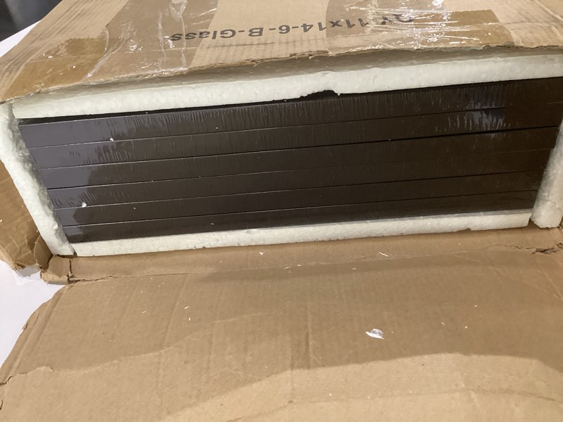 Condition photo showing New/Like New for BESCRCL 11x14 Picture Frame Set of 6 High Definition Glass, 11 x 14 Photo Frame for Wall, Engineered Wood, Black Black 11x14