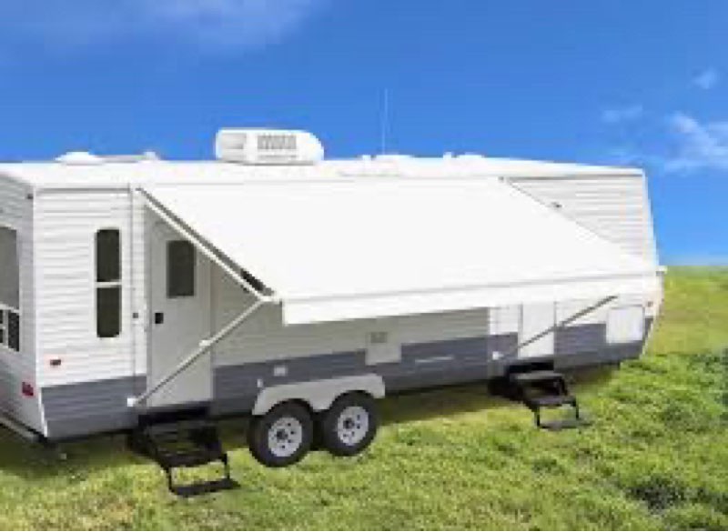 Dometic B3314989CQ.419 Universal Replacement Awning Fabric - 19', Solid White