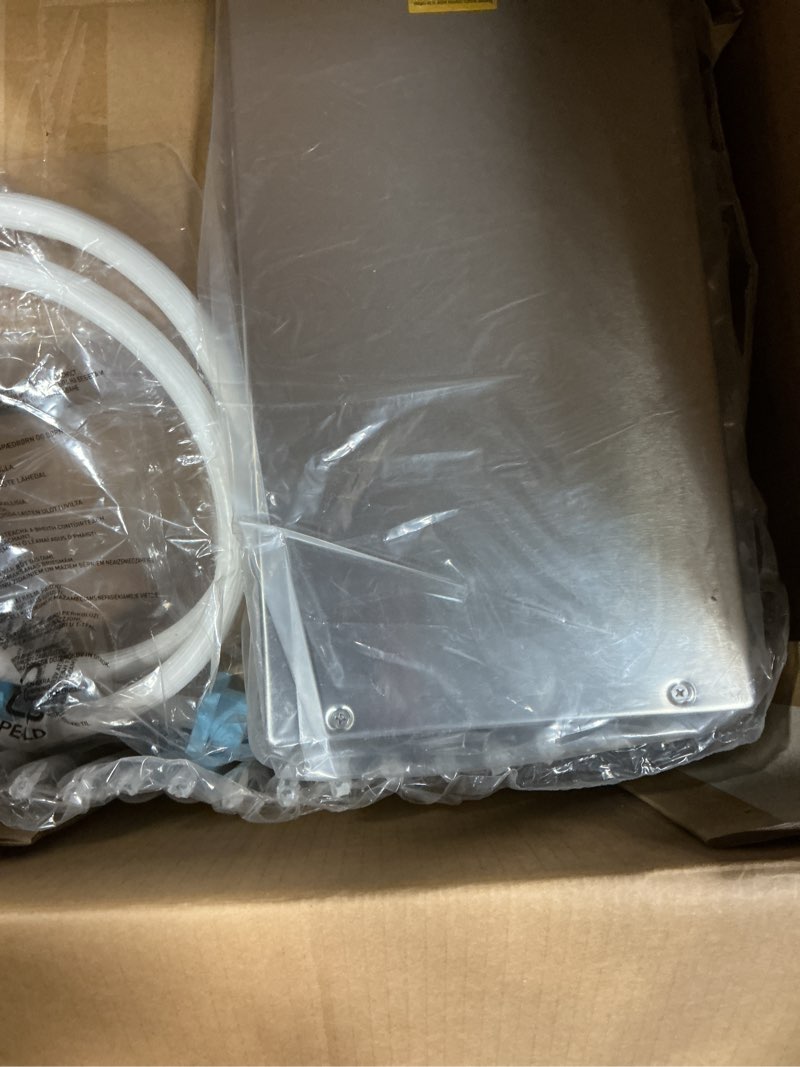 Condition photo showing New/Like New for 12 cup commercial coffee maker, auto filling drip coffee maker machine with 3 glass carafes 3 warmers, stainless steel pour over coffee brewer with hot water supply for restaurant office cafe auto-filling