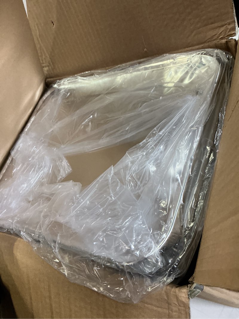 Condition photo showing Good Condition for Alpha Living 6 Pack - Disposable Chafing Dish Buffet Set, Half Size Pans, Welded Body Food Warmers for Parties, Fuel Cans Complete Set, Warming Trays Complete Kit (with Racks)
