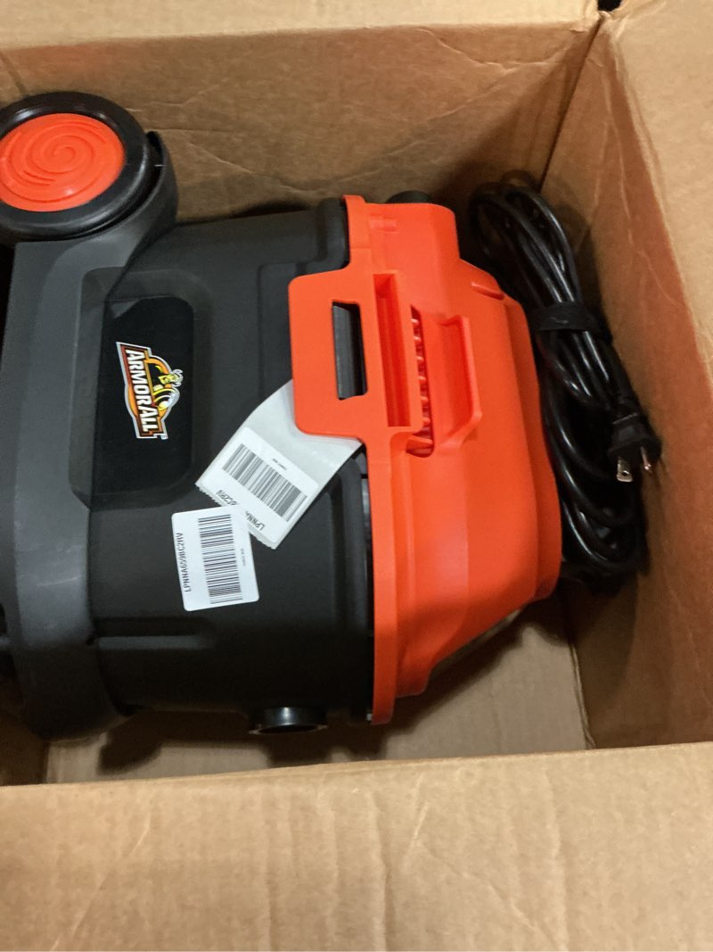 Condition photo showing Good Condition for armor all aa255w wet/dry utility vac 2.5 gallon, 2.5-gallon,120 volts (ac), orange/black update 2.5 gal