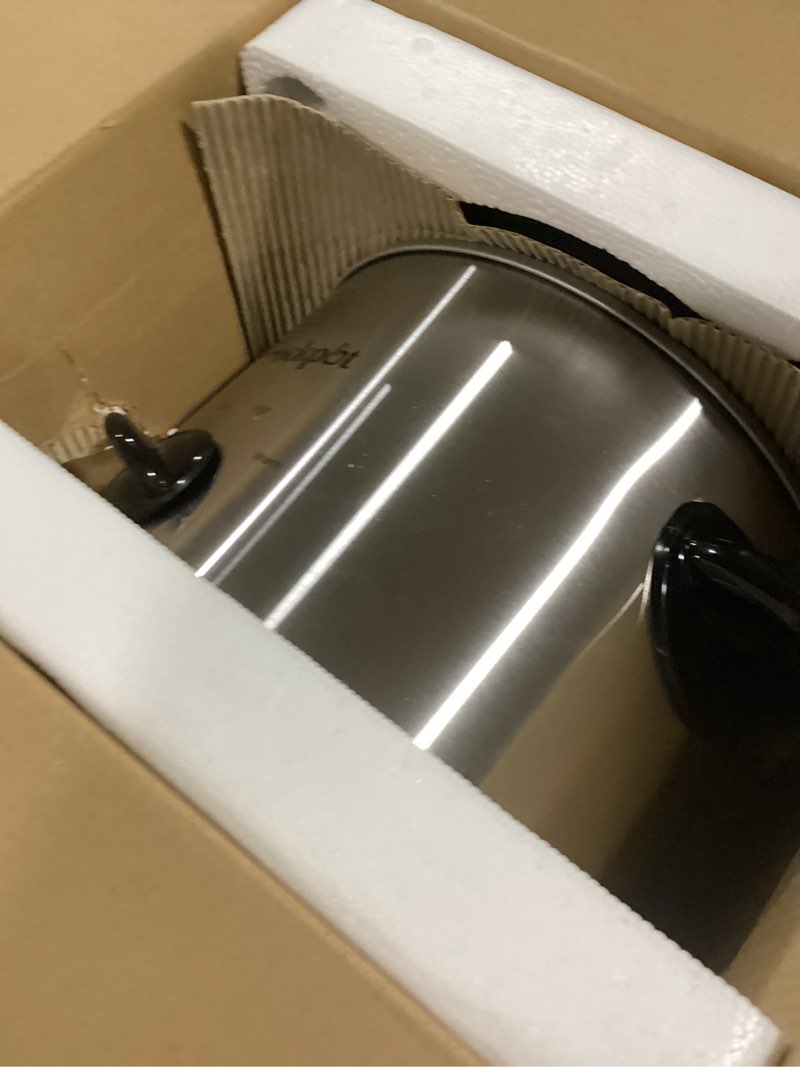 Condition photo showing Good Condition for Crock-Pot Small 3 Quart Round Manual Slow Cooker, Stainless Steel and Black (SCR300-SS)