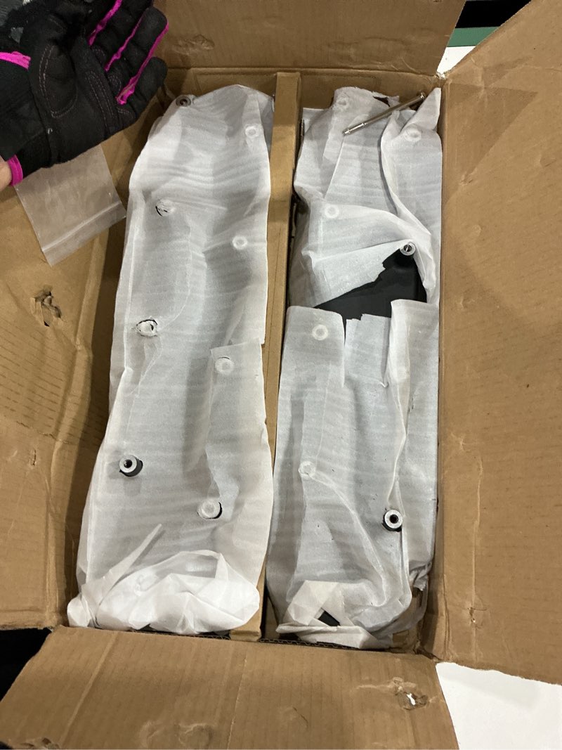 Condition photo showing As Is for mitzone engine valve covers compatible with aluminum tall valve covers w/coil mounts fits for ls1 ls2 ls3 ls6 and ls7 72mm bolt spacing black 241-112 gm ls