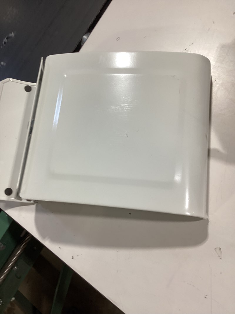 Condition photo showing Good Condition for aspen white, small, steel, locking, wall mount mailbox