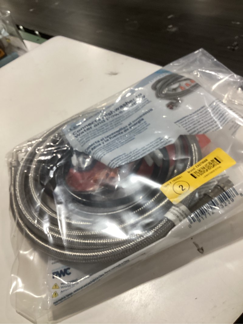 Condition photo showing Good Condition for eastman 8-ft 3/8 -in compression inlet x 3/4 -in hose thread outlet braided stainless stee