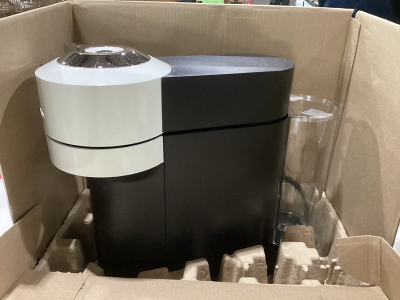 Condition photo showing Good Condition for nespresso vertuo next coffee and espresso maker by de'longhi, white machine only white
