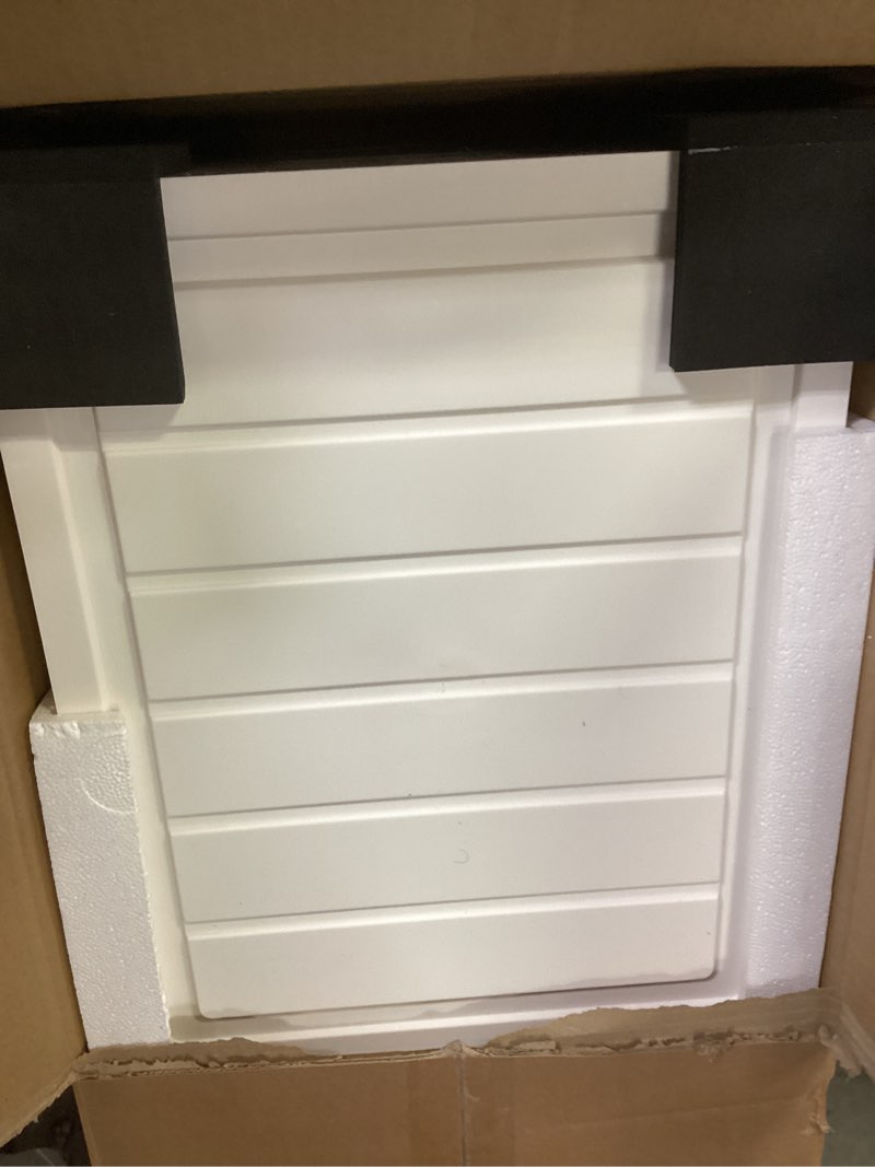 Condition photo showing Good Condition for Collapsible Shoe Rack Organizer 9 Tiers-36 Pairs Foldable Shoe Cabinet with Doors, Large Plastic Folding Shoe Cabinet, Easy Assembly Shoe Shelves Organizer for Entryway, Living Room 9 Tiers -36 Pairs