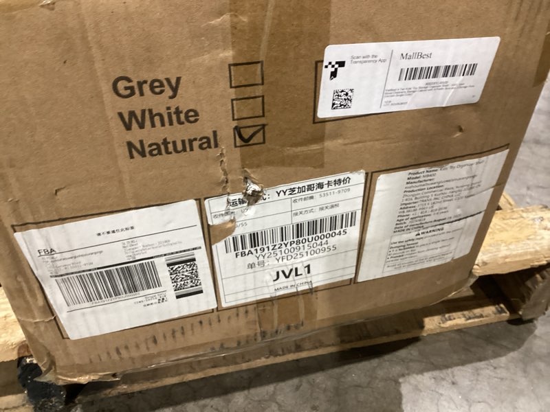 Condition photo showing Good Condition for MallBest 4-Tier Kids' Toy Storage Organizer Shelf - 100% Solid Wood,Children's Storage Cabinet with 9 Plastic Bins and and 3 Storage Ports (Varnish-Single Color)