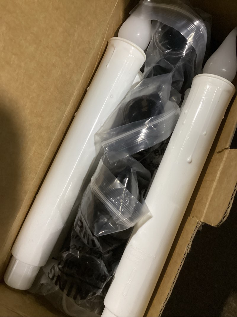 Condition photo showing Good Condition for suraielec 10.5'' battery operated window candles with remote, timer, 3000k warm white flameless candle with holder, xmas candle for window, matte black, 4-pack (rechargeable battery not compatible) 10.5'' candle black warm light