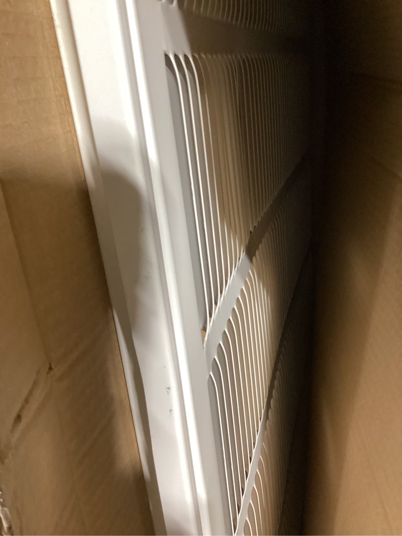 Condition photo showing As Is for Return Air Grille Fits 25"W x 20"H Duct Opening, Steel Return Air Vent Cover for Ceiling and Wall,A/C HVAC Vent Cover Grille for 25x20x1" Filter Size,Outer Dimensions: 27 5/8"W X 22 5/8"H 25''W×20''H