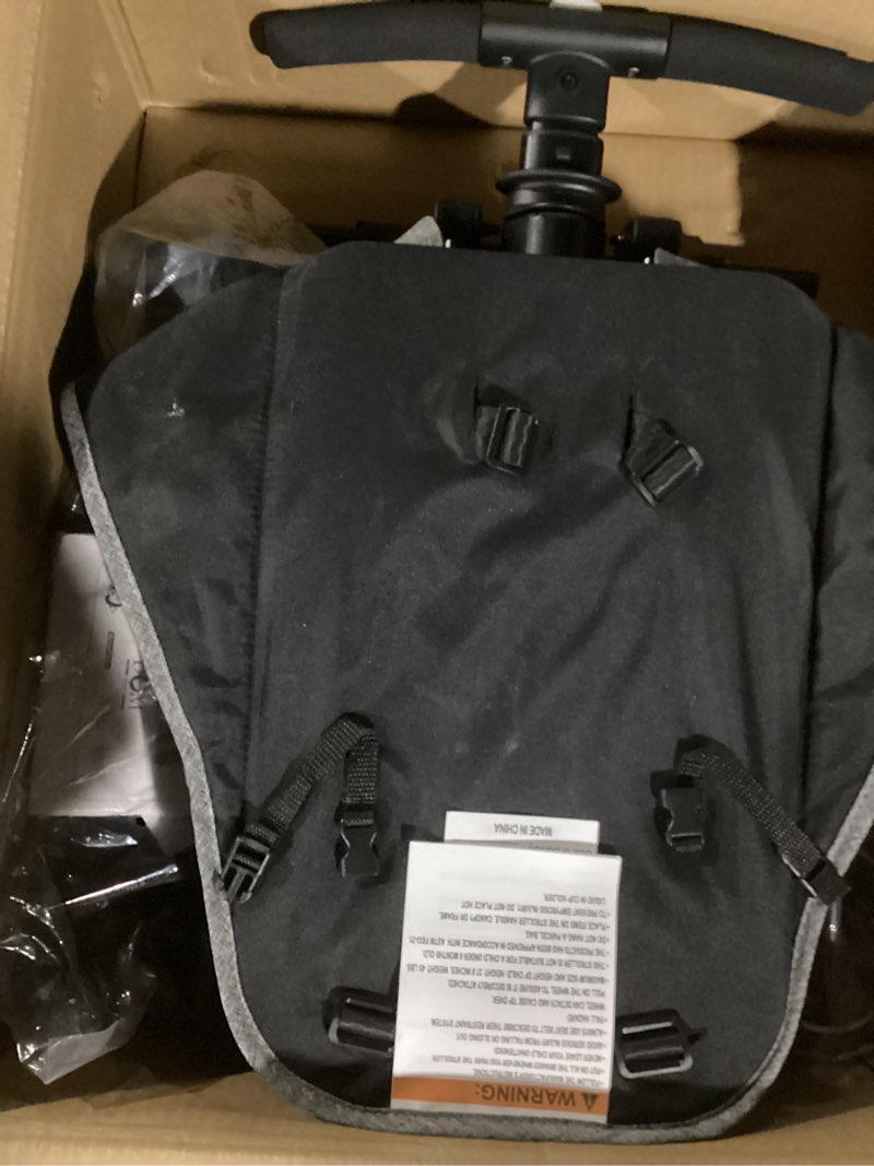 Condition photo showing New/Like New for Dream On Me Coast Rider Travel Stroller, Lightweight & Compact Baby Stroller, Theme Park Approved, Book-Folding Design, Adjustable Handle, Soft-Ride Wheels, Converts to Rider & Scooter - Gray Grey Stroller