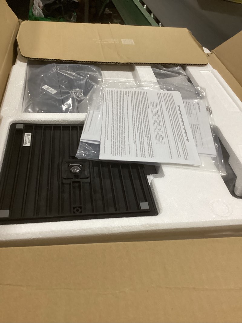 Condition photo showing As Is for samsung 27-inch m5 (m50f) series fhd smart monitor with streaming tv, speakers, hdr10, gaming hub, multiple ports, workout tracker, vision accessibility tools, black, ls27fm502enxza