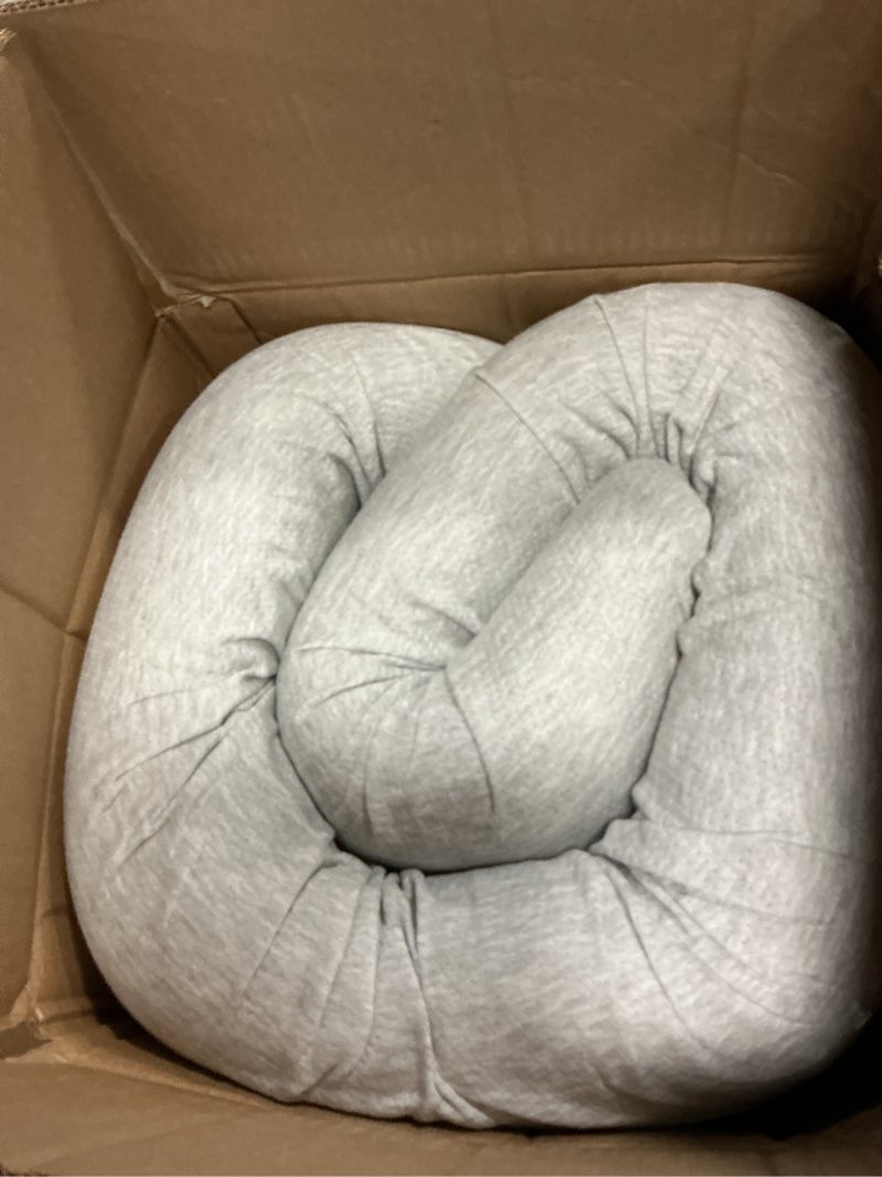 Condition photo showing Good Condition for tuft & needle mattress topper, king size, 2 inches of our breathable, supportive adaptive foam, luxe gray cover, certipur-us and greenguard gold certified