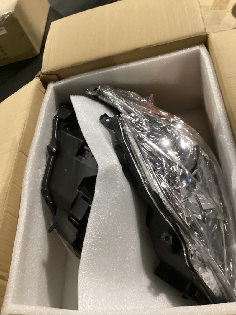 Condition photo showing As Is for labwork headlight assembly replacement for prius 2012-2015 left driver and right passenger side headlamps 8113047520 8117047520 to2518134c to2519134c