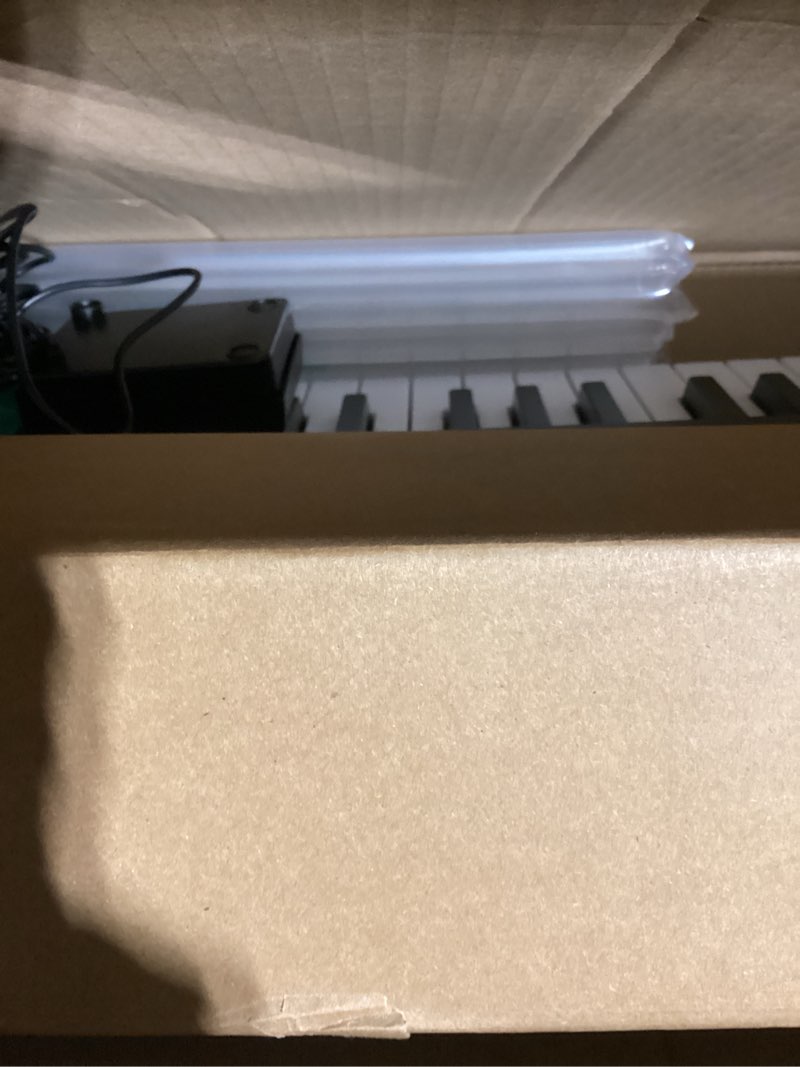 Condition photo showing New/Like New for Digital Piano 88 Key Full Size Semi Weighted Electronic Keyboard Piano Set with Stand,Built-In Speakers,Electric Piano Keyboard with Sustain Pedal,Bluetooth,MIDI/USB/MP3 for Beginners Adults-A1 Black