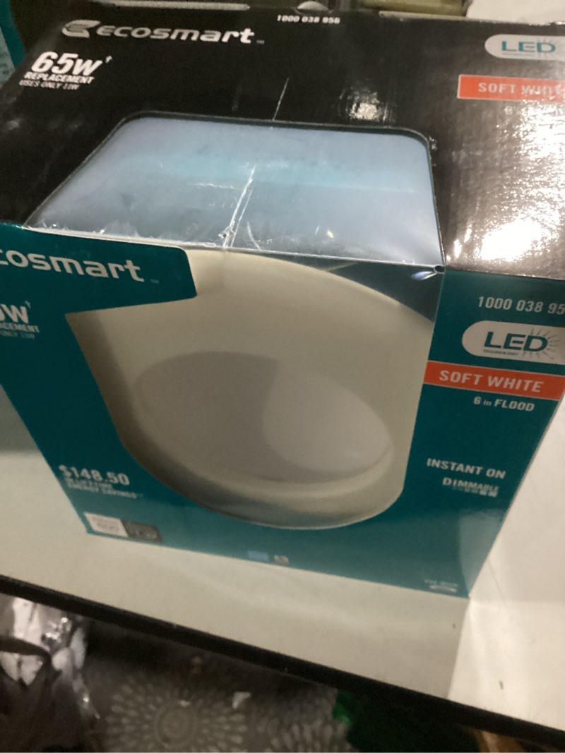 EcoSmart 65W Equivalent Soft White (2700K) Dimmable LED Indirect Recessed Bulb