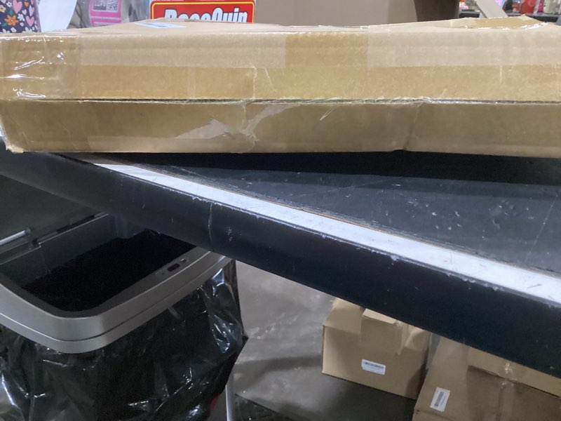 Condition photo showing New/Like New for heavy duty 4 inch caster wheels set of 4 2200lbs capacity silent swivel with brake & rigid tpr rubber wheels locking industrial plate casters for cart furniture workbench 2 fixed & 2 swivel with brake