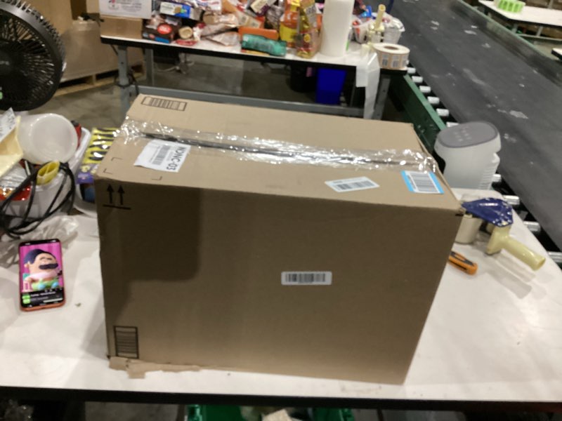 Condition photo showing As Is for Kolcraft Cloud Plus Lightweight Umbrella Stroller for Toddlers with Reclining Seat, Large Storage Basket, Canopy, Infant & Parent Trays, Compact Fold for Summer Travel, Durable Frame, Slate Gray Slate Gray (Wheel Color May Vary)