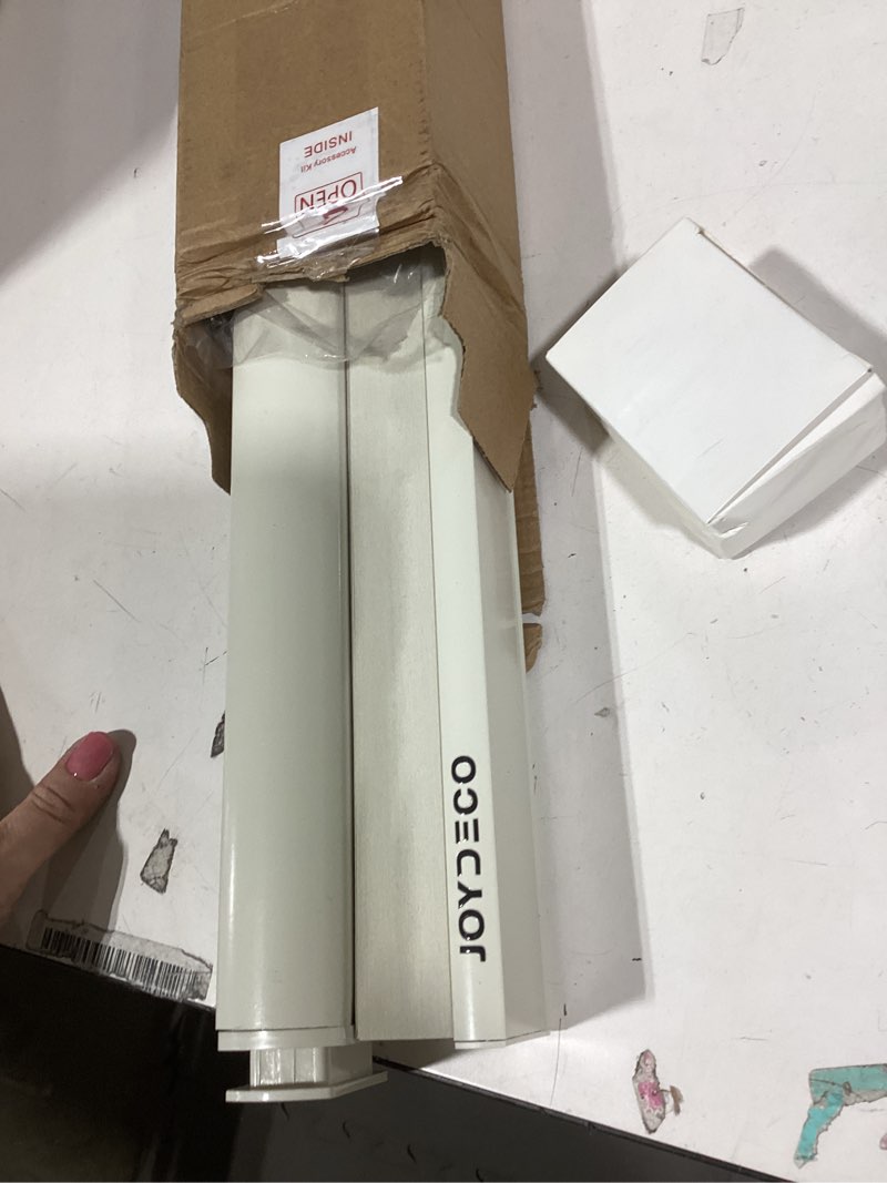 Joydeco No Tools No Drill Cordless Cellular Shades, Light Filtering Honeycomb Blinds for Indoor Wind