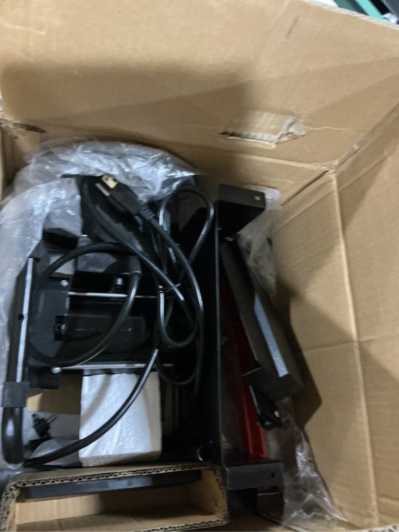 Condition photo showing As Is for vevor wet tile saw, 7-inch 65mn steel blade, 3500 rpm induction motor, tile cutter wet saw with water reservoir, 0-45 degrees miter angle for cutting tiles and stones, for diy enthusiasts