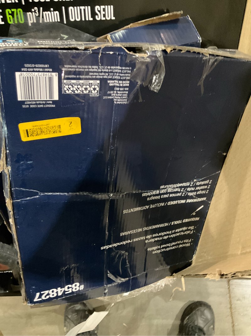 project source wood white round toilet seat