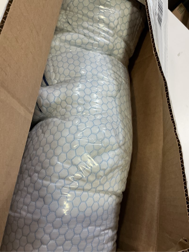 Condition photo showing Good Condition for nectar tri-comfort cooling pillow - adjustable firmness & support - cooling cover - pressure relief - helps reduce neck pain - premium memory foam & microfiber down alternative standard