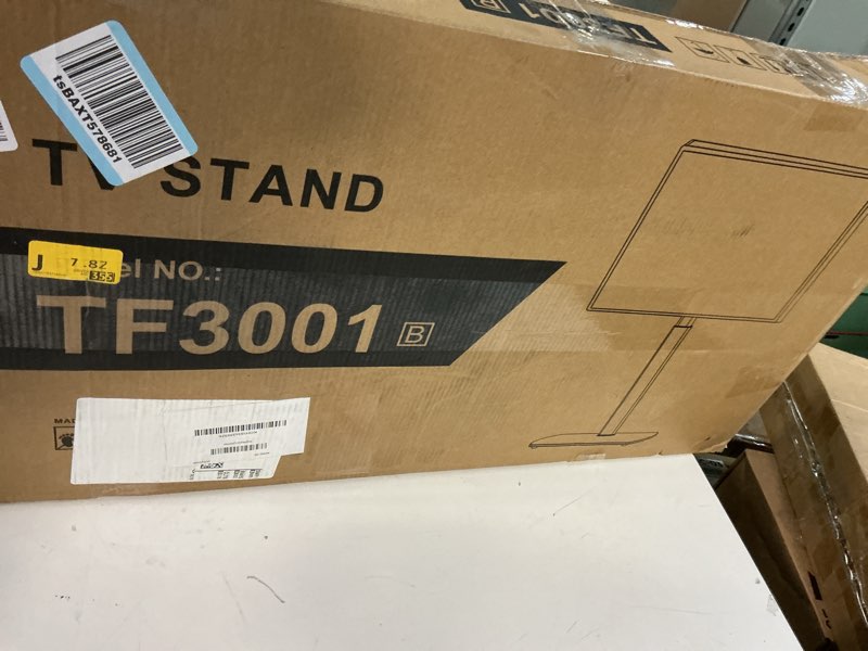 Condition photo showing Good Condition for YOMT Universal TV Floor Stand with Mount for 27-70 Inch LCD LED OLED TVs, Swivel Height Adjustable Tall TV Stand, Space Saving Design for Corner Bedroom Living Room, Black