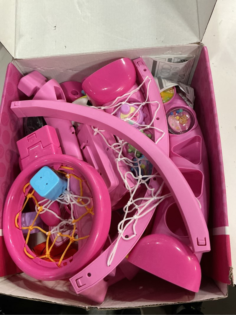 Condition photo showing Good Condition for DRAMATION Toddler Basketball Hoop & Soccer Goal & Ring Toss, Unicorn Baby Basketball Hoop Indoor for Kids 1-3 with Lights and 30+ Sounds, Christmas Birthday Gift Toy for Girls 1 2 3 Years Old