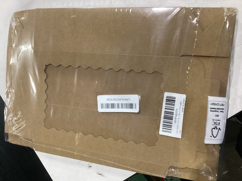 Condition photo showing Good Condition for qiqee 9x6x2.5 inch brown cookie box with window 15pcs pastry macaron bakery box for packaging 9 x 6 x 2.5 /15 pcs