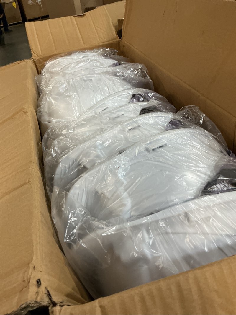 Condition photo showing New/Like New for Leumoi 20 Pack 4 Pt. Suspension Hard Hat Bulk Safety Helmets ABS Ratchet Hard Hats Adjustable Construction Hardhats with Vents and Cotton Brow Pad Hard Hats for Men Work Head Protection White