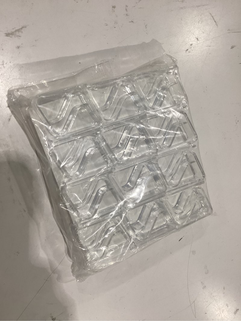 Condition photo showing New/Like New for 48 pieces transparent clear tablecloth clips, plastic table cloth clips?windproof table cover holder clamps?table cloth holder for christmas home wedding party indoor outdoor camping picnic (small)