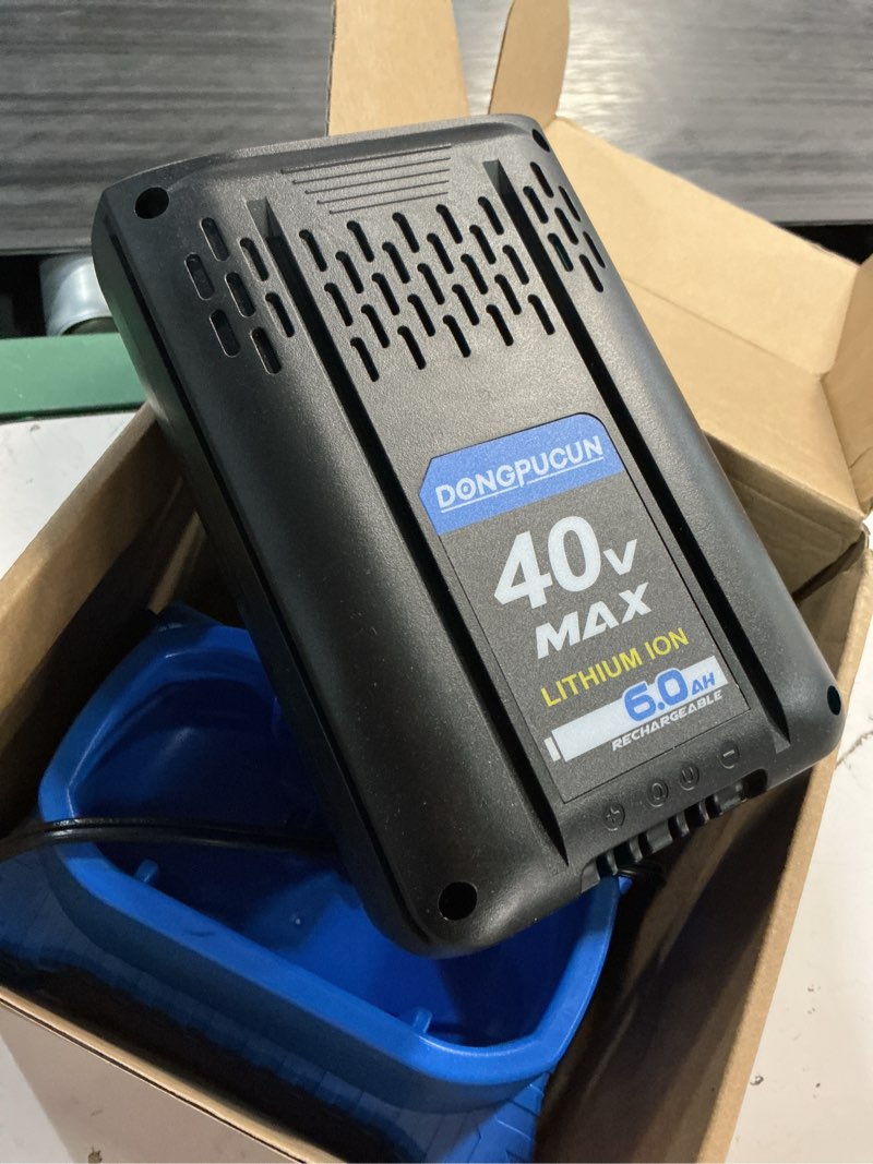 Condition photo showing Good Condition for upgrade 40v 6.0ah battery and charger kit for kobalt 40v max battery with compact portable charger for kobalt 40v lithium batteries