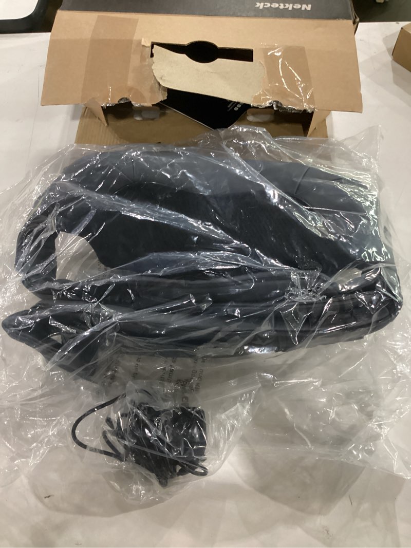 Condition photo showing Good Condition for not tested**** nekteck shiatsu neck back massager with heat for pain relief deep tissue, electric kneading shoulder massage, relaxation gifts for him her, (fsa eligible, hsa eligible, not cordless) gray