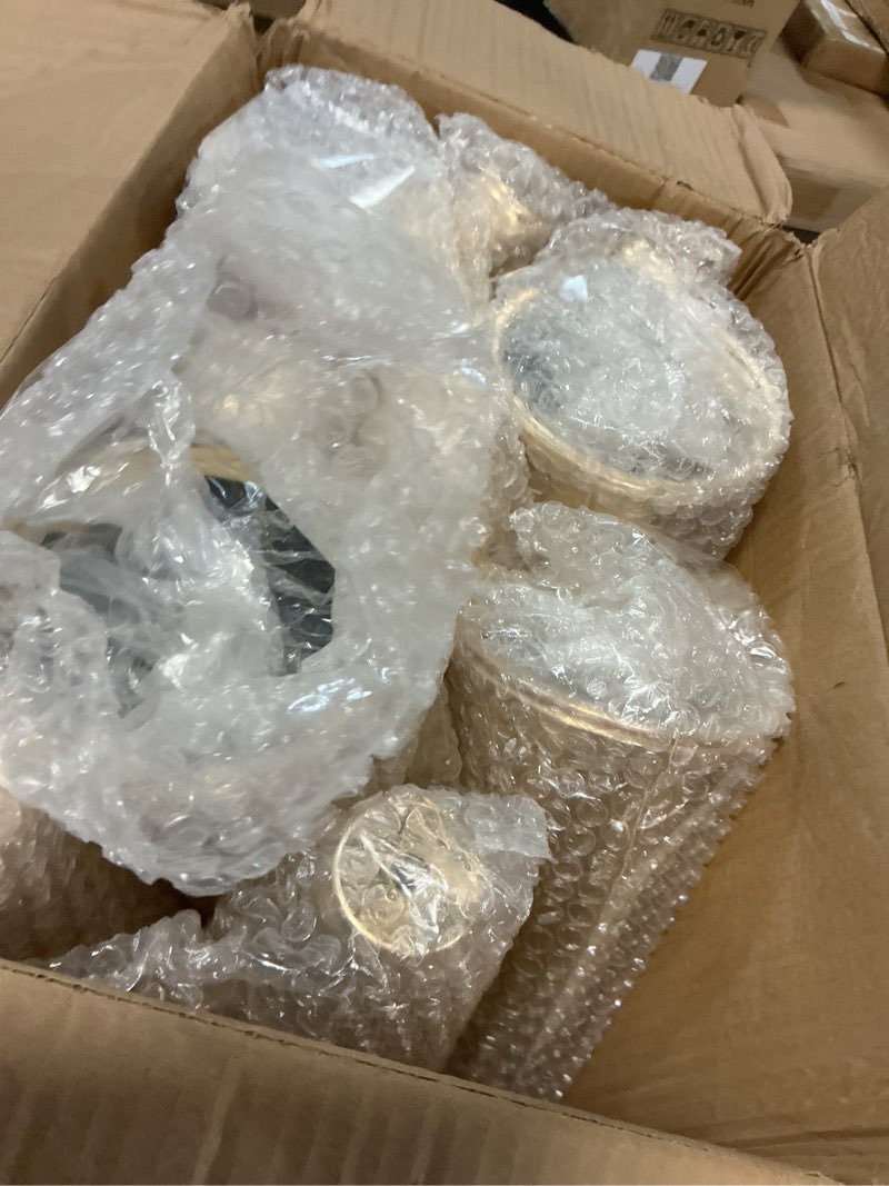 Condition photo showing New/Like New for nuptio gold tall centerpiece table: 21.9" trumpet vases for wedding metal flower stand for party decorations set of 10 10 pcs gold