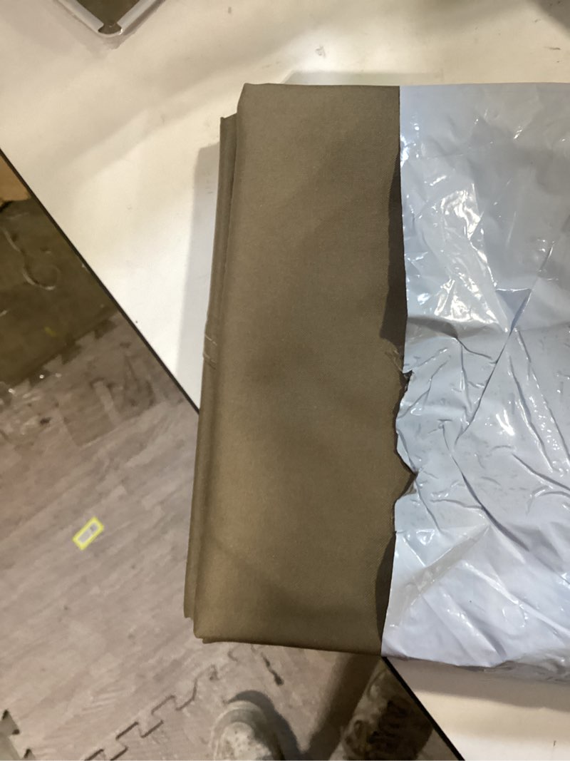 Condition photo showing Good Condition for grill gazebo replacement canopy roof – hugline 5x8 outdoor grill shelter canopy top double tiered bbq tent cover fit for model l-gg001pst-f (khaki)